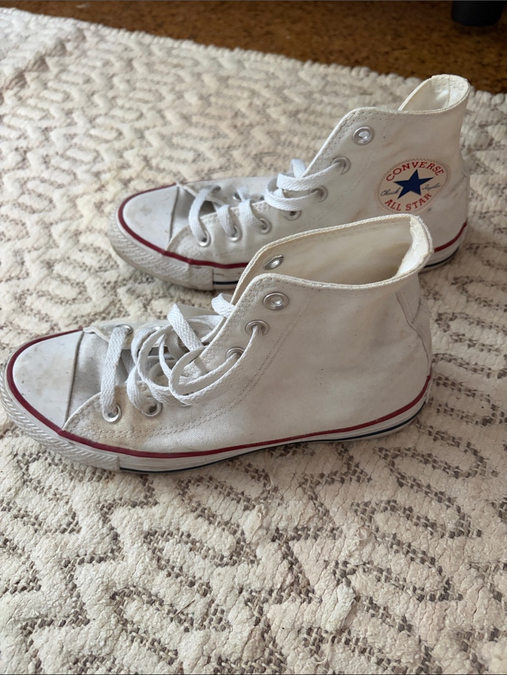 Converse White High Top